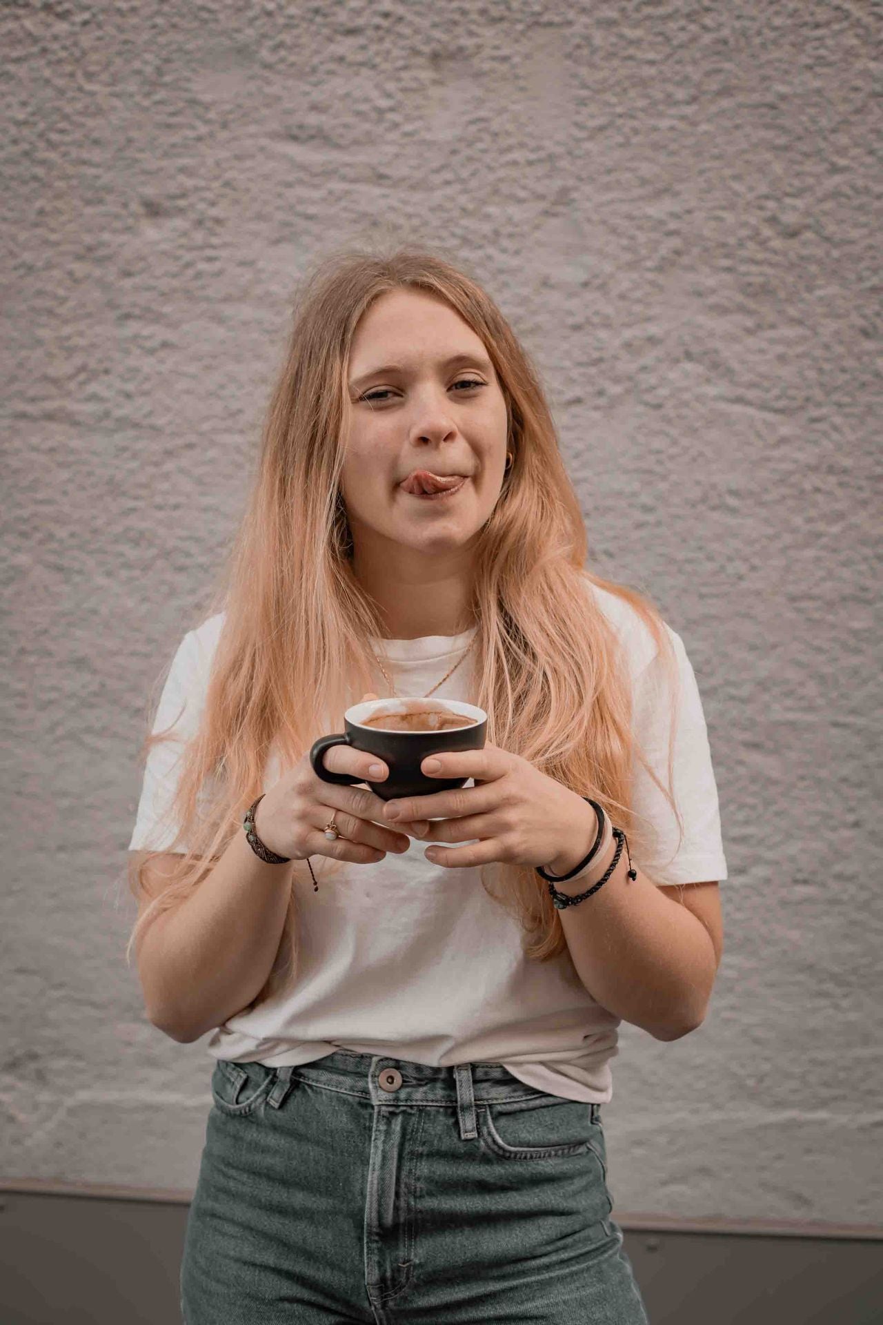 Claudia (156cm) trägt Größe XS