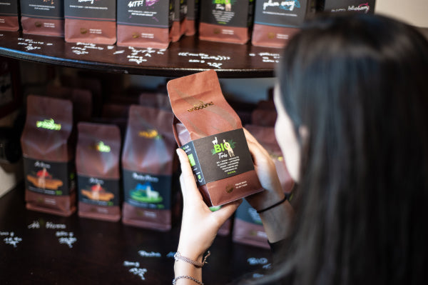 Bio Kaffee im regionalen Supermarkt