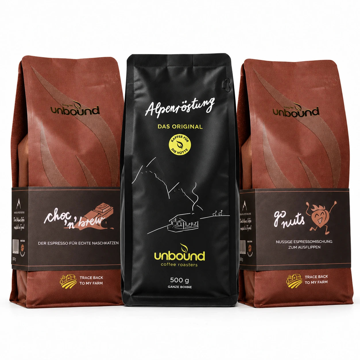 Espresso Probierpaket 1 - unbound Kennenlern-Trio